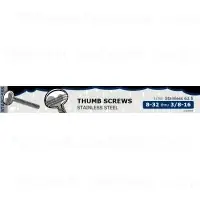 Stainless Steel Thumb Screws Assortment - Midwest Collection