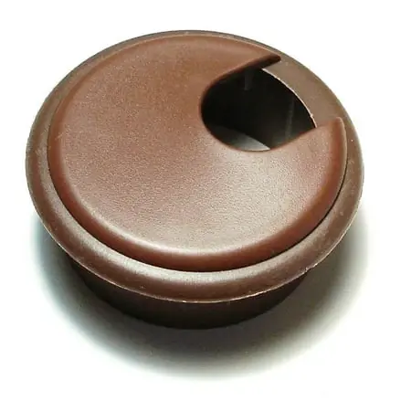 2 X 1-3/4 Brown Nylon Plastic Computer Grommets (2 Pcs.)