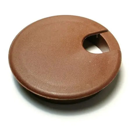 3 X 2-3/4 Brown Nylon Plastic Computer Grommets (2 Pcs.)
