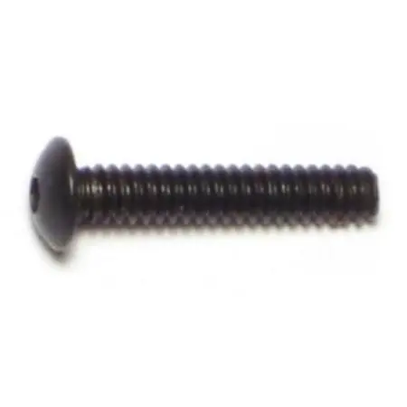 6-32 X 3/4 Plain Button Head Socket Cap Screws Scbs-008 (10 Pcs.)
