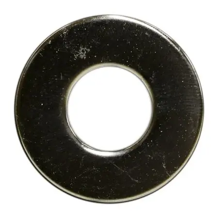 7/16 X 1/2 X 1-1/4 Polished 18-8 Stainless Steel Uss Flat Washers (6 Pcs.)