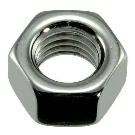 5/8 -11 Polished 18-8 Stainless Steel Grade 5 Coarse Thread Hex Nuts (3 Pcs.)