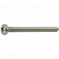 6mm-1.00 X 70mm Stainless Steel Phillips Pan Machine Screws - Durable Fasteners