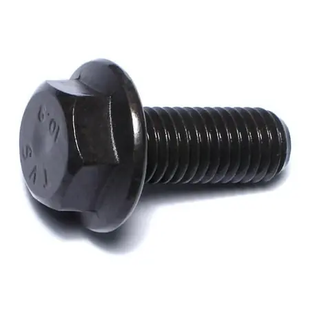10mm-1.50 X 25mm Black Phosphate Class 10.9 Steel Flange Bolts