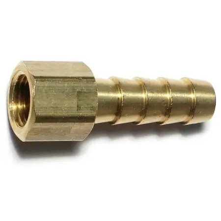 5/16 X 1/8fip Brass Female Hose Barbs (5 Pcs.)
