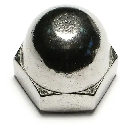 5/8 -18 18-8 Stainless Steel Fine Thread Acorn Cap Nuts (2 Pcs.)