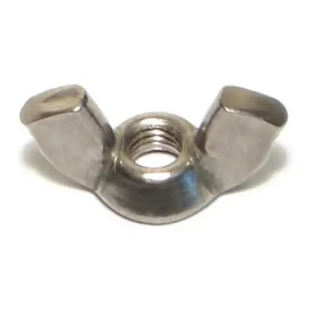 10-32 X 29/32 Stainless Steel Fine Thread Wing Nuts - 18-8 Grade
