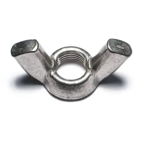 1/2 -20 X 1-15/16 18-8 Stainless Steel Fine Thread Wing Nuts (3 Pcs.)