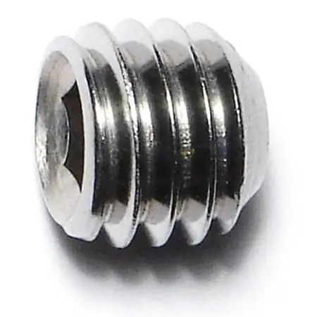 7/16 -14 X 1/4 18-8 Stainless Hex Socket Headless Set Screws (8 Pcs.)