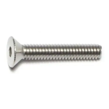 1/4 -20 X 1-1/2 18-8 Stainless Flat Socket Cap Screws Scsfss-210 (10 Pcs.)