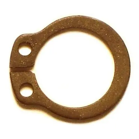 10mm Plain Steel External Retaining Rings (15 Pcs.)