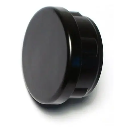 1-1/4 X 18 Gauge Round Black Plastic Furniture Tips Ftip-132 (6 Pcs.)