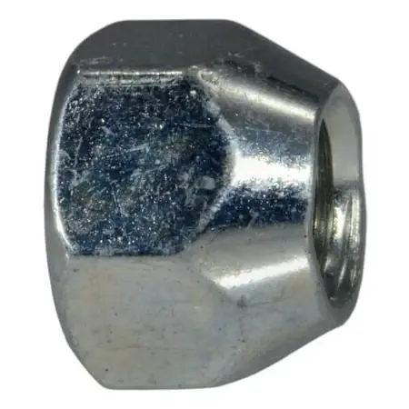 12mm-1.5 X 16mm Zinc Plated Steel Fine Thread Open End Wheel Nuts (4 Pcs.)