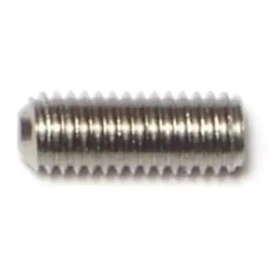 10-32 X 1/2 18-8 Stainless Hex Socket Headless Set Screws Sssss-110 (15 Pcs.)
