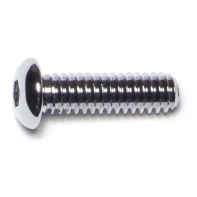 1/4 -20 X 7/8 Chrome Grade 8 Button Socket Cap Screws Scsbs8-096 (10 Pcs.)