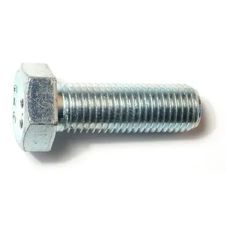 20mm-2.5 X 60mm Zinc Plated Class 8.8 Steel Full Thread Hex Tap Bolts