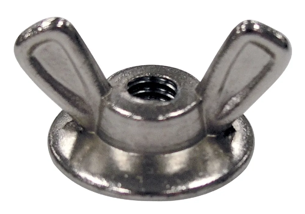 1/4-20 X 1-3/32 Stainless Steel Cold Forged Wing Nuts - 18-8 Grade