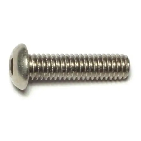 5/16 -18 X 1-1/4 18-8 Stainless Button Socket Cap Screws Scsbss-195 (10 Pcs.)