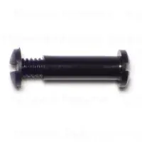 1/4 Inch X 3/4 Inch Black Post With Screw For Secure Mounting