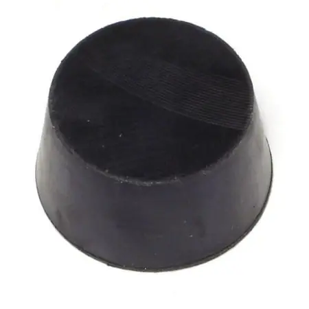 1.8 X 1-1/2 X 1 9-1/2 Black Rubber Stoppers Stpr-178 (2 Pcs.)