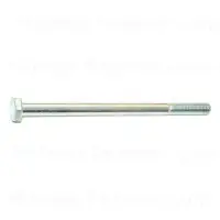 1/4-28 X 4 Zinc Plated Grade 5 Fine Thread Hex Cap Screws