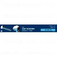 Grade 5 Hex Cap Screws - Fine Midwest Assortment, Various Sizes