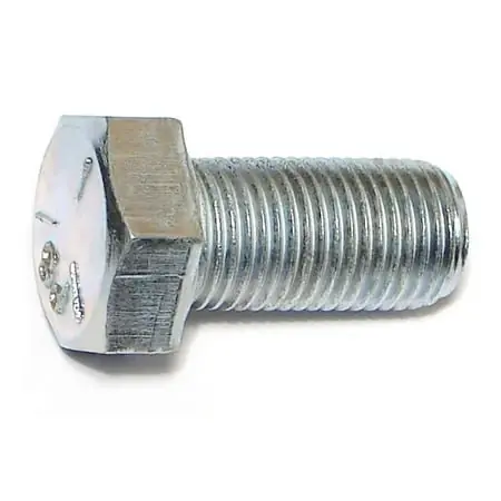 1/2-20 X 1 Zinc Plated Grade 5 Fine Thread Hex Cap Screws