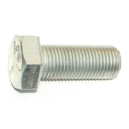 1/2-20 X 1-1/4 Zinc Plated Grade 5 Fine Thread Hex Cap Screws