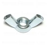 1/4-20 Zinc Cold Forged Wing Nuts - Durable Fasteners For Secure Connections