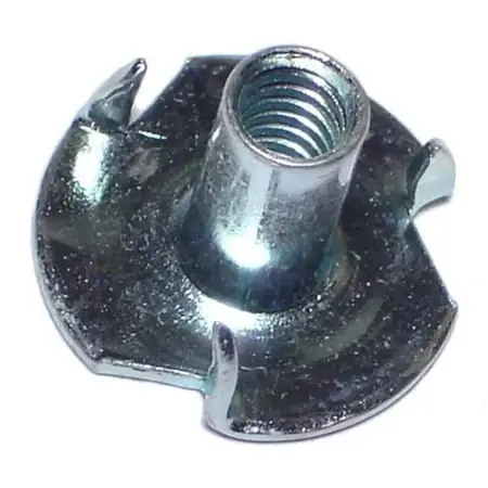 10-24 X 7/16 Zinc Pronged Tee Nuts Tns-062 (16 Pcs.)