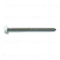 10 X 3 Stainless Steel White Hex Head Sheet Metal Screws - Durable Fasteners