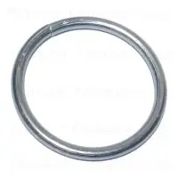 6 X 2 Inch Zinc Welded Rings - Durable And Versatile Fastening Solution