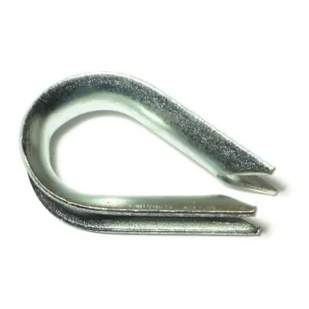 5/16 Zinc Plated Steel Cable Thimbles Cts-124 (6 Pcs.)