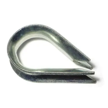 3/8 Zinc Plated Steel Cable Thimbles Cts-127 (5 Pcs.)
