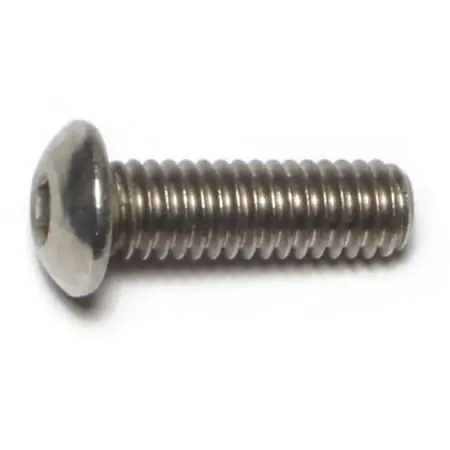 5/16 -18 X 1 18-8 Stainless Button Socket Cap Screws Scsbss-192 (10 Pcs.)