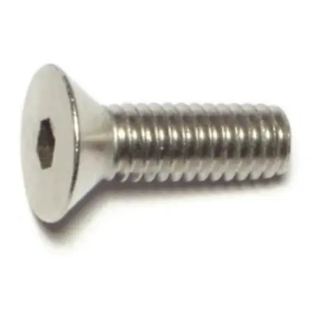 5/16 -18 X 1 18-8 Stainless Flat Head Socket Cap Screws Scsfss-222 (6 Pcs.)