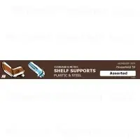 Assortment Shelf Supports - Durable And Versatile For Home And Office Use