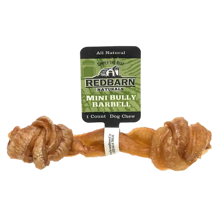 Redbarn Mini Bully Barbell Dog Chew