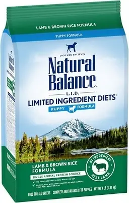 L.i.d. Limited Ingredient Diets Lamb & Brown Rice Dry Puppy Food, 4 Pounds