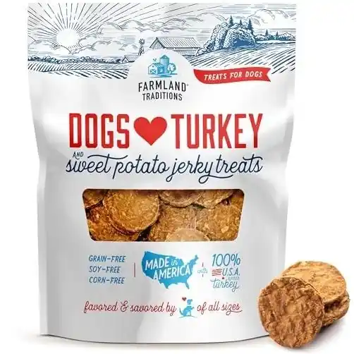 6 Ounce Turkey Jerky Dog Treats - Delicious And Nutritious