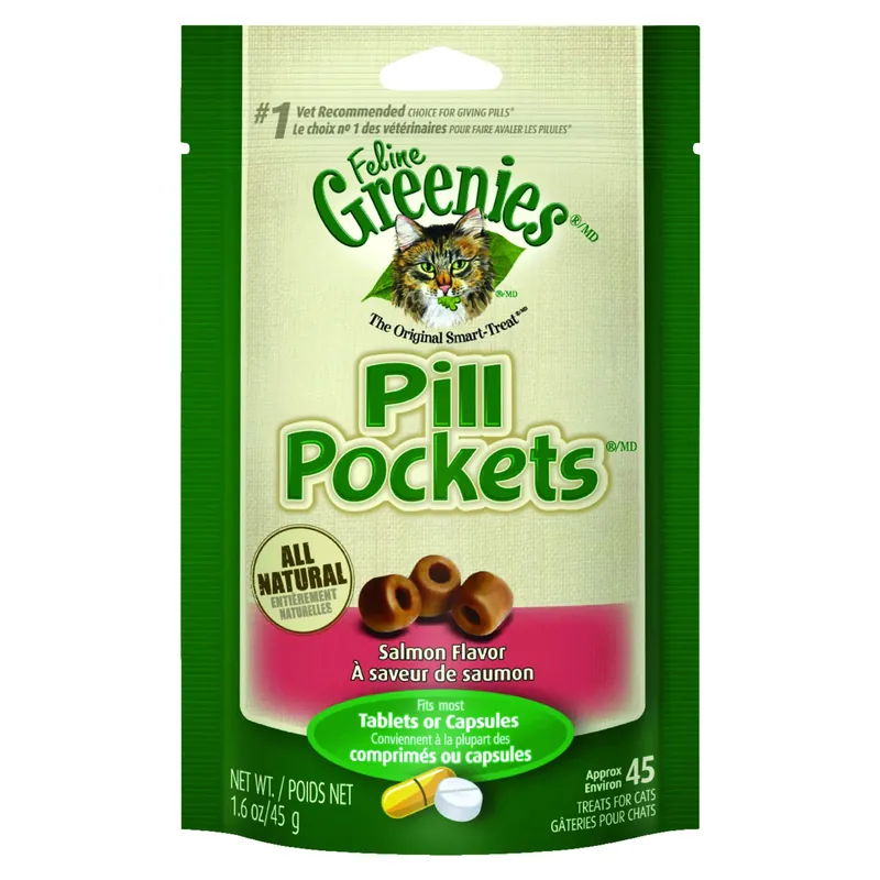 Pill Pockets Salmon Treats For Cat 1.6 Oz 1 Pk