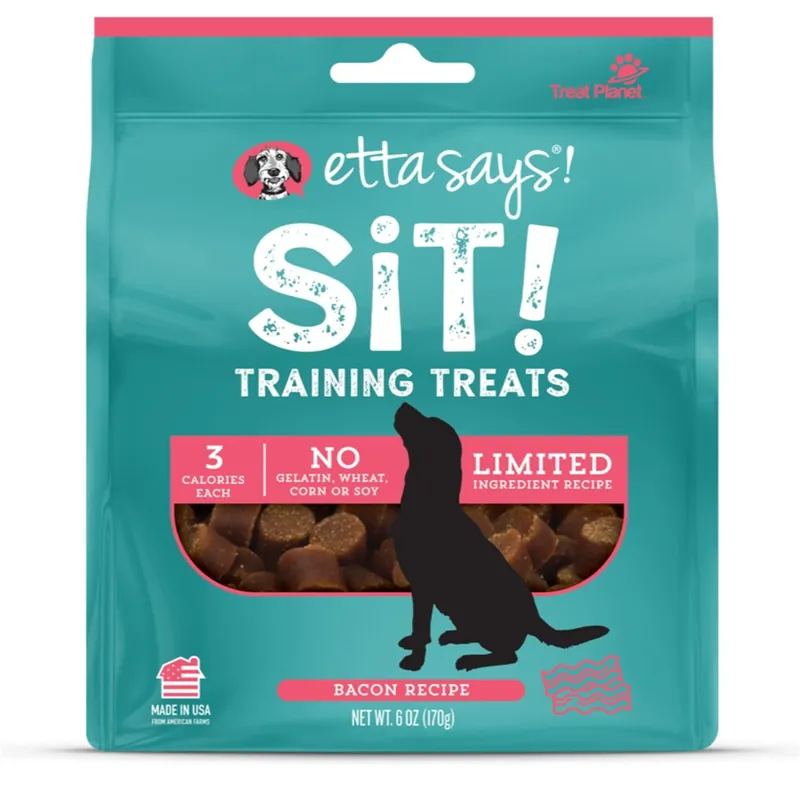 Sit! Bacon Grain Free Training Treats For Dogs 6 Oz - Natural Dog Snacks