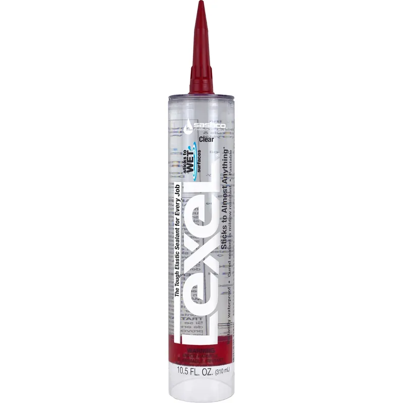 Lexel Clear Caulk, 10.5 Oz.