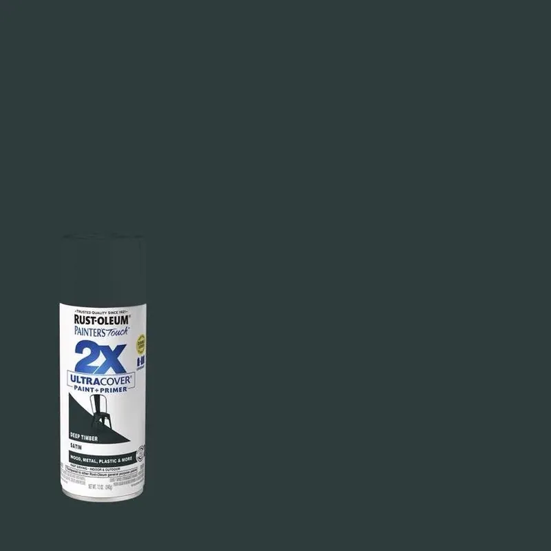 Painter‘s Touch Satin Deep Timber Spray Paint & Primer – 12 oz