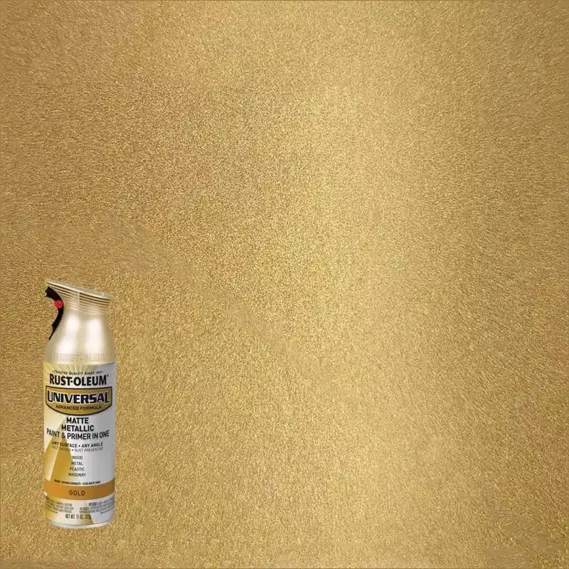 Premium Gold Metallic Aerosol Paint – 11 oz Universal Finish