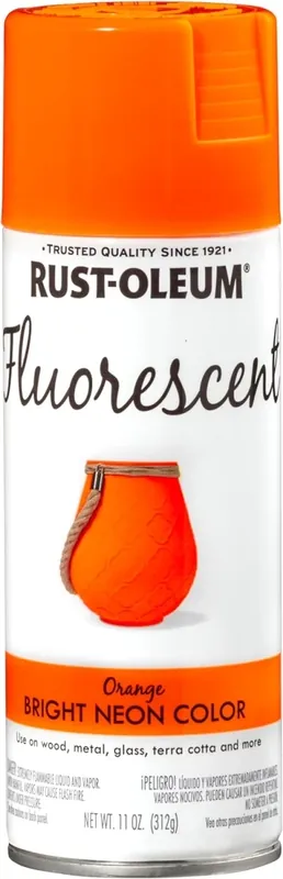 Specialty Spray Paint, Fluorescent Orange, 11-oz.