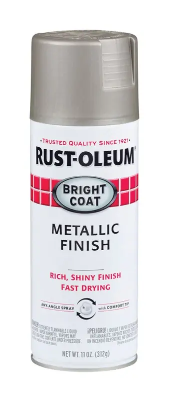 Metallic Enamel Spray Paint, Aluminum, 11-oz.