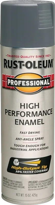 Fast Dry Professional Spray Enamel, Dark Machine Gray Gloss, 15-oz.