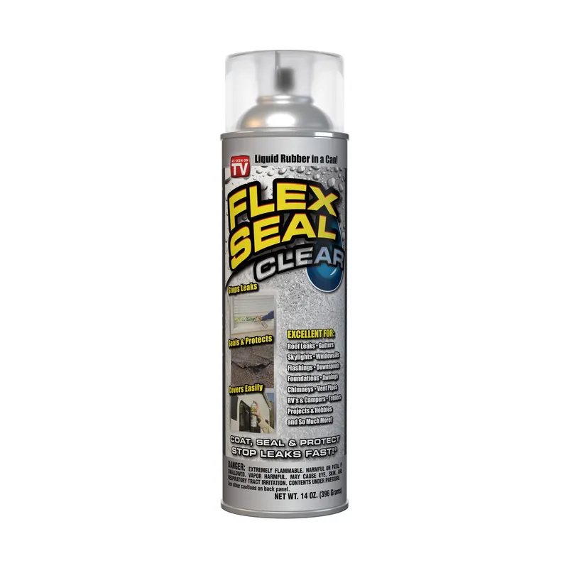 Flex Seal Family Of Products Flex Seal Clear Rubber Spray Sealant 14 Oz