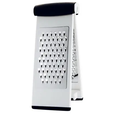 Good Grips Food Grater, Dual Surface, Stainless Steel/black